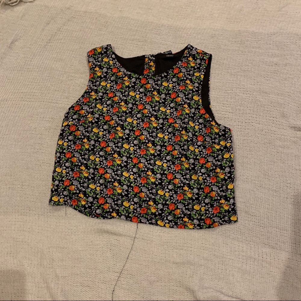 Floral Crop Top